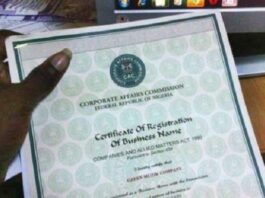 How to Register a Business Name With CAC in Nigeria in 2026 CAC business registration certificate Nigeria
