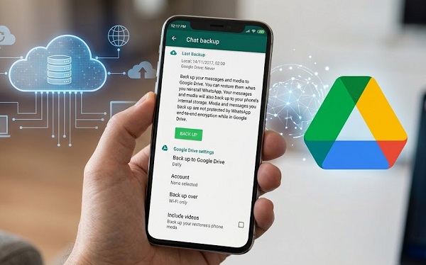 Restore deleted WhatsApp photos from a backup
